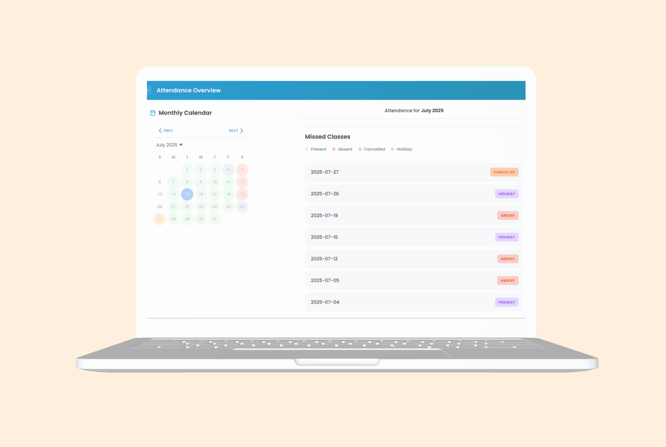 Real-Time Attendance Tracking