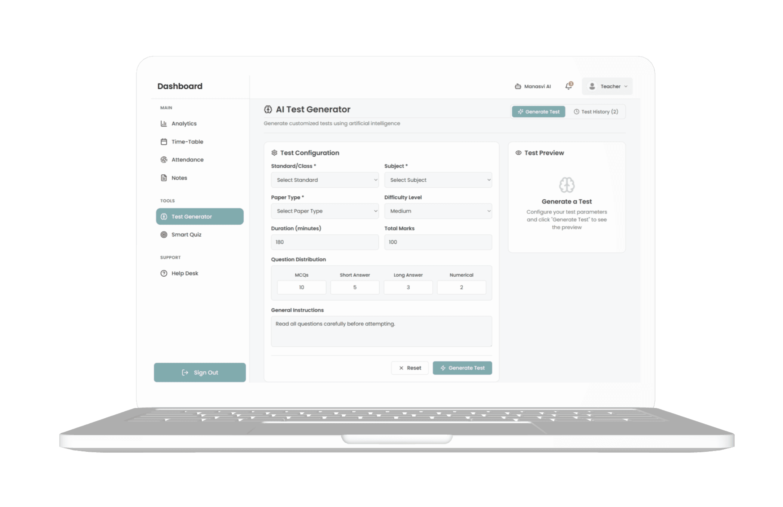 AI Test Generator: Custom Papers Made Easy