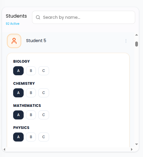 Edit Student Enrollment