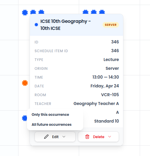 Event Popover