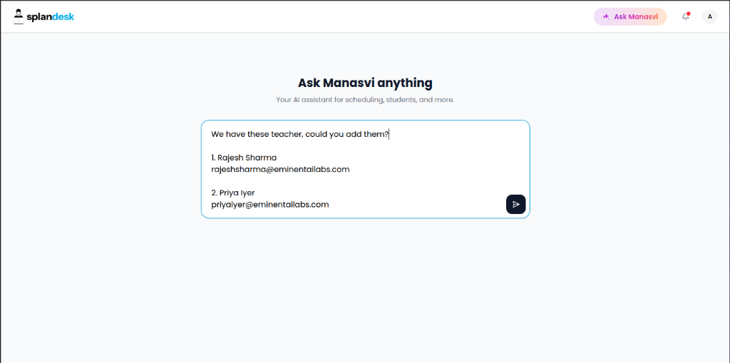 Ask Manasvi